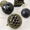 65ct Christmas Balls Ornaments, Shatterproof Plastic Decorative Baubles for Xmas Tree Decor - 3 of 4