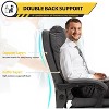 EROMMY Massage Office Chair with Footrest,Dark Grey - 4 of 4