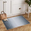 Modern Ombre Area Rug Washable Area Rugs for Living Room Bedroom, 3'x5' Gray - 3 of 4