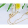 Alilang Gold Tone Crown Pendant Necklace with Sparkling Rhinestone Accents - 4 of 4