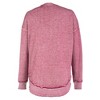 NBA Chicago Bulls Women's Burnout Crew Neck Fleece Sweatshirt - 2 of 4
