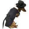 Midlee Dog Tuxedo Wedding Suit- Black Top Hat & Leash - 2 of 4