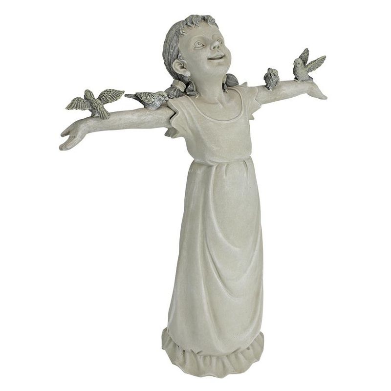 Design Toscano Basking in God's Glory Little Girl Statue: Medium, 3 of 8