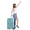 World Traveler Dejuno Tonal 24-Inch High-Quality Polycarbonate Lightweight Hardside Expandable Spinner Luggage Suitcase with TSA Lock - 2 of 4
