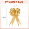 Unique Bargains Large Pull Bow Bright Elegant Gift Wrapping Bows for Wedding 20 Pcs - 2 of 4