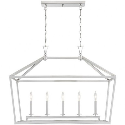 Savoy House Townsend 5 - Light Chandelier in  Satin Nickel