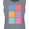 Women's - Disney Princess - Princess Grid Graphic Racerback Tank - 2 of 4