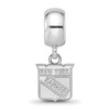 Black Bow Jewelry Sterling Silver New York Rangers NHL Bead Charm - 2 of 4