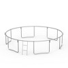 Jump Into Fun 16FT Trampoline Pumpkin Outdoor with Enclosure, Ladder,Anti-Rust Coated Frame, 6 legs and UV protection for Kids and Adults - 3 of 4