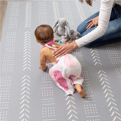 Childlike Behavior 72" X 48" Baby Crawling Play Mat With Interlocking