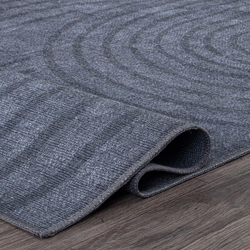 World Rug Gallery Contemporary Lines Machine Washable Area Rug, 6 of 13