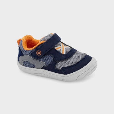 Surprize By Stride Rite Baby Solid Sneakers - Navy 4 : Target