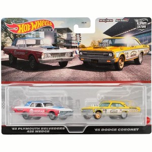 Hot Wheels '63 Plymouth Belverdere & '65 Dodge Coronet 2-Pack Car Culture - 1 of 4
