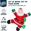Joyfy 6 FT Tall Christmas Inflatable Outdoor Decorations, Climbing Santa with Gift Bags Hanging Inflatable with LEDs for Xmas Party Outdoor Yard Decor - 2 of 4