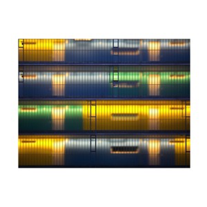 Trademark Fine Art Hans Peter Rank night facade Canvas Wall Art - 1 of 4