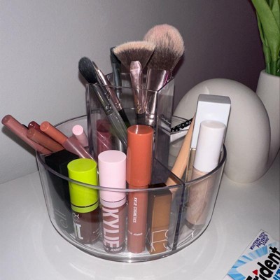 Bathroom Plastic Spinning Turntable Beauty Organizer Clear - Brightroom™ :  Target