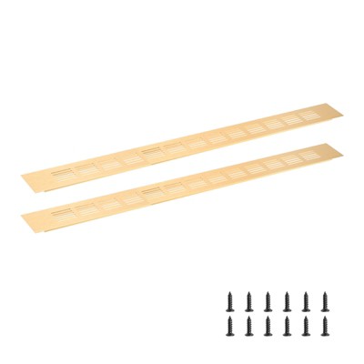 Unique Bargains Rectangle Ventilation Grille, Aluminum