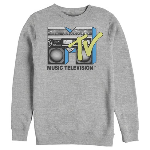 gewelddadig dealer Interpretatie Men's Mtv Retro Stereo Logo Sweatshirt : Target