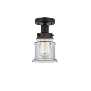 Canton - 1 Light Semi-Flush Mount In Industrial Style-9.25 Inches Tall and 5.25 Inches Wide - 1 of 1