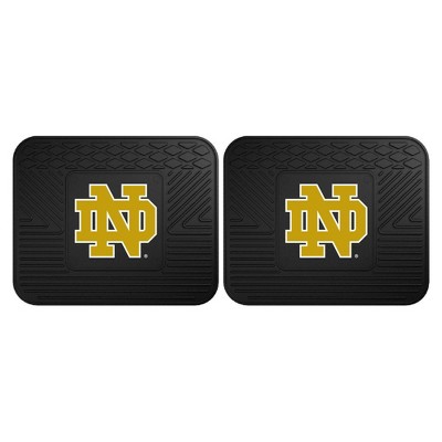 NCAA Notre Dame Fighting Irish Vinyl Utility Mat Set - 2pc