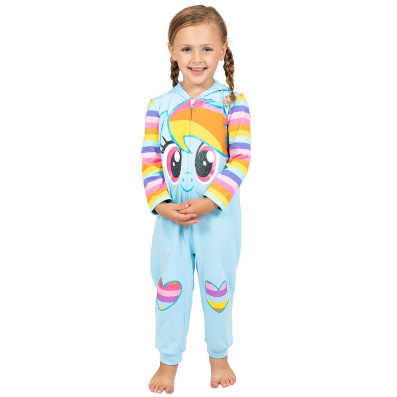 My Little Pony Rainbow Dash Girls Zip Up Coverall Little Kid to Big Kid , 3 of 9