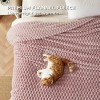 Bedsure Blanket for Bed - Super Soft, Cozy Blankets for Women, Cute Fleece - 3 of 4