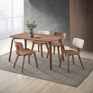 5-Piece Dining Set with Kitchen Table and 4 Side Chairs - 1 of 4