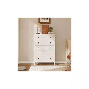 Dresser for Bedroom,Mid-Century Modern Wood Dresser for Bedroom,  Storage Organizer Cabinet for Living Room, Hallway, Entryway - 1 of 1