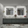 Apmir Super Bright Front & Back LED Lighted Anti-Fog Tempered Glass Bathroom/Vanity Mirror with ETL & 3-Year Warranty - 4 of 4
