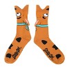 Scooby Doo 3D Plush Ears Brown Crew Socks - 2 of 4