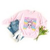 Simply Sage Market Women's Graphic Sweatshirt Groovy Easter Bunny - 3 of 4
