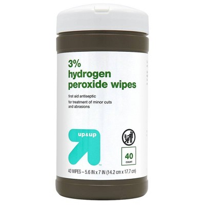Hydrogen Peroxide Wipes - 40ct - up & up™