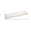 HomeRoots 18" White Rectangular Marble Vanity Tray - 3 of 4
