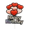 O'Creme 'Happy Birthday' with Heart Balloons Cake Topper - 2 of 2