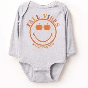 The Juniper Shop SmileyWorld Fall Vibes Long Sleeve Bodysuit - 1 of 4