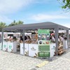 10x20 Pop Up Canopy Tent with 6 Removable Sidewalls, Commercial Heavy Duty Pop Up Canopy Tents for Parties, Large Tents with 3 Adjustable Heights - 4 of 4