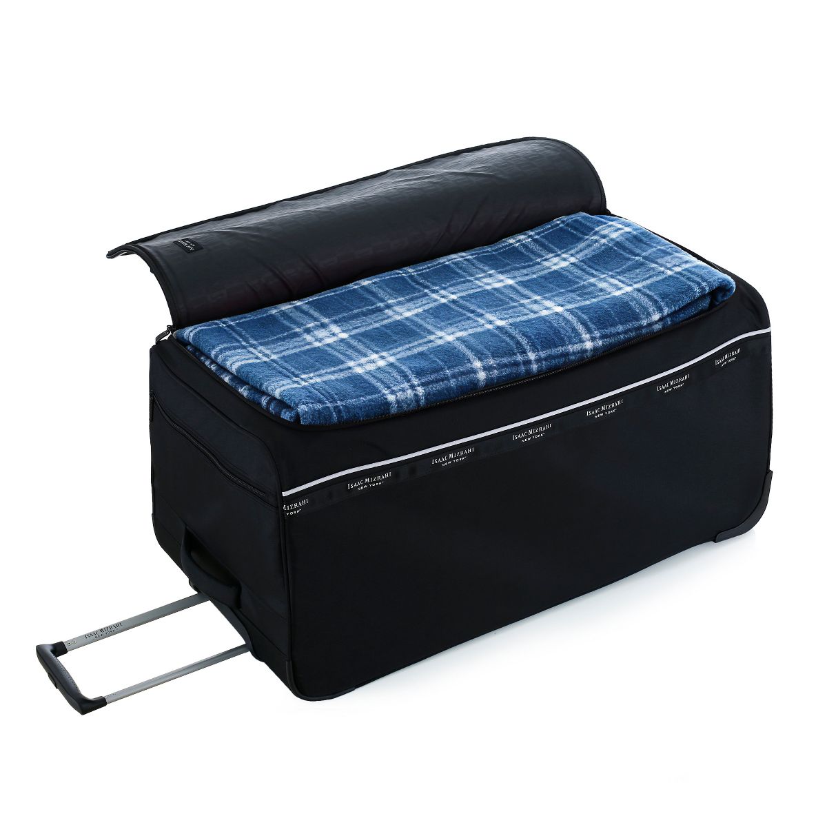 Isaac Mizrahi Aster Softside Rolling Duffel 4-Piece Travel Set (20", 28", 30" & 32") with Telescoping Handle - thumbnail 2
