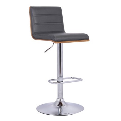 Elberton Barstool Chrome/Gray - Armen Living