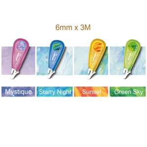 Wrapables Novelty Sticker Machine Pens, Decorative Stationery Supplies for Home Office School, Galaxy - 1 of 1