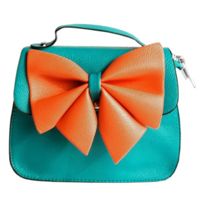 Slickblue Colorful Faux Leather Clutch Purse, Multicolor Design, Shoulder Bag, Casual Style, 5 Options, 5.5" x 5.1"