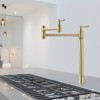 WOWOW Deck Mounted Pot Filler with Double Handle - 2 of 4