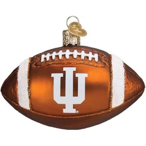 Old World Christmas Blown Glass Ornament for Christmas Tree, Indiana Football - 1 of 3