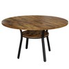 47'' Round Dining Table for 4-6 People, Farmhouse Kitchen Dining Table, Round Dinner Table with Storage Shelf for Kitchen, Living Room (Table Only) - 4 of 4