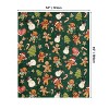 Christmas Flannel Blanket Throw, Green Gingerbread Man Christmas Bear Soft Fuzzy Plush Cozy Fleece Blankets - 3 of 4