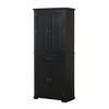 NicBex Tall Bathroom Storage Cabinet,Floor Cabinets with Doors and Drawer,Bathroom Storage Cabinet with Adjustable Shelf - 4 of 4