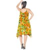 LA LEELA Women's Beachwear Summer Swim Beach Cover Ups for Swimwear Women Swimsuit Coverups for Women Cover-up Spaghetti Strap Dress 1X Orange, Floral - 2 of 4