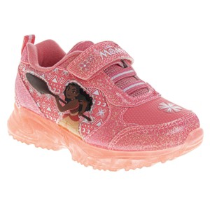 Disney Moana Girls' Hook and Loop Light Up Fashion Sneakers. (Toddler/Little Kids) - 1 of 4