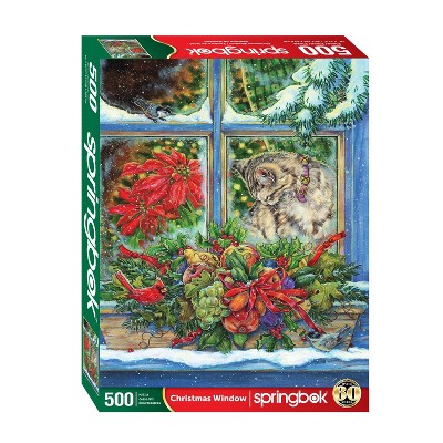 Christmas Window 500 Piece Jigsaw Puzzle for Adults