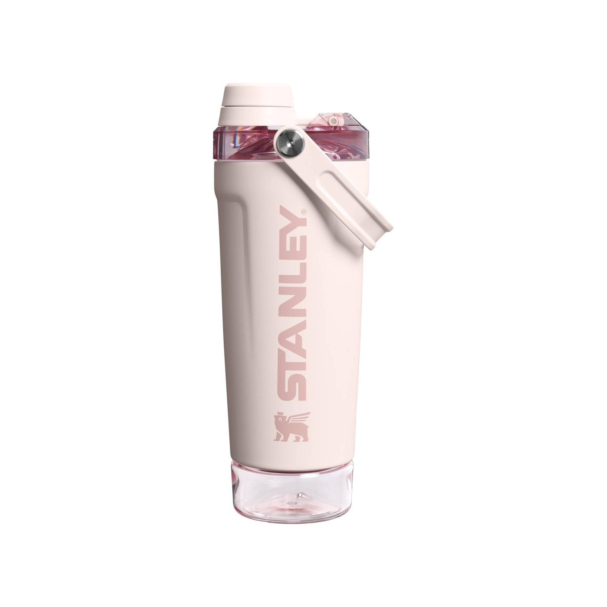 Stanley 20fl oz Stainless Steel Activate Shaker Bottle - Rose Quartz