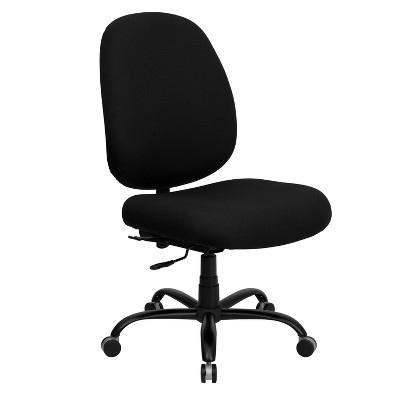 HERCULES Series 400 lb. Capacity Big & Tall Executive Swivel Office Chair Black - Flash Furniture